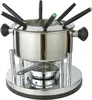Fondue - Set aus Edelstahl 10 - tlg. Maße: Durchm. 16 x 30 Produktbild-Vorschau 3