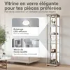 K-Möbel Vitrine en verre debout en chêne Sonoma Voir les images du produit 5