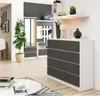 BDW, cassettiera con 8 cassetti, 120x99x40 cm, molto Anteprima dell’immagine prodotto 4
