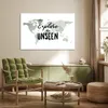 MuchoWow® Poster Weltkarte - Weiß - Zitat 120x80 cm - Produktbild-Vorschau 3