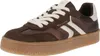 A single brown and white sneaker is shown against a white background. Produktbild-Vorschau