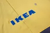 IKEA Regenschirm Blau Gelb Länge 100 cm Ø 130 cm Polyester Produktbild-Vorschau 4