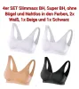 4er SET BH, Super BH, Sport BH, Nahtlos und ohne Bügel , Produktbild-Vorschau 2