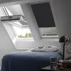 VELUX Verdunkelungsrollo uni schwarz manuell Rahmen weiß Produktbild-Vorschau 6