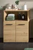 Badezimmer Kommode "Cover" in Artisan Eiche Badkommode 60 x Produktbild-Vorschau 5
