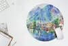 MuchoWow® Mauspad Mousepad Gemälde - Ölfarbe - Haus - Berge Produktbild-Vorschau 5