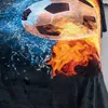 Kuscheldecke flauschig Fußball Ohne Sherpa 150x200 cm Produktbild-Vorschau 3