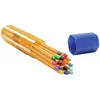 A set of STABILO Fineliner point 88 pens in an orange case with the blue cap off to the side. Voir les images du produit