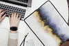MuchoWow® Laptop Hülle 15 Zoll Abstrakt - Gold - Luxus Produktbild-Vorschau 2