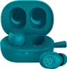 A pair of teal JBuds Mini true wireless earbuds with their charging case, presented against a white background. Anteprima dell’immagine prodotto