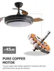 Ventilateur de plafond noir mat avec éclairage | Silencieux Voir les images du produit 8