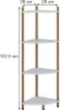Étagère d'angle Vicco Bivio blanc/pin 29x102.5cm avec 4 Voir les images du produit 3