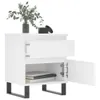 vidaXL Nachttisch Weiß 40x35x50 cm Holzwerkstoff Produktbild-Vorschau 3