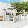 Outsunny Pergola jardin exterieur 3 x 4 m pergola Voir les images du produit 4