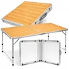 Omna | Skladací stôl 120 x 60 cm – hliník – prenosný – s Náhľad obrázku produktu 1