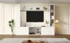 Sweiko 180x35x33,5 cm Zestaw mebli telewizyjnych z Podgląd zdjęcia produktu 6