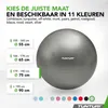 Tunturi Anti Burst Fitness bal met Pomp - Yoga bal 75 cm - Productafbeelding-voorbeeld 8