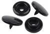 50 Set farbenfrohe Druckknöpfe rund 12mm schwarz Produktbild-Vorschau