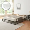 Metallbett 'Trerunta' mit Matratze Bettgestell 160 x 200 cm Produktbild-Vorschau 1