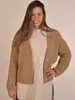 styleBREAKER Damen Boucle Strick Cardigan mit Knopfleiste, Produktbild-Vorschau 4