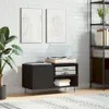 vidaXL Szafka panelowa czarna 85x38x48 cm materiał Podgląd zdjęcia produktu 2