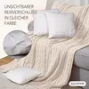 2er Set Kissenbezug 40x40cm, Samt flauschig weich, mit Produktbild-Vorschau 5