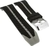 Lotus → Uhrenarmband bicolor Kautschuk grauer Streifen → Produktbild-Vorschau 1