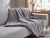 BELIANI Kuscheldecke Hellgrau Polyester 150 x 200 cm Modern Produktbild-Vorschau 2