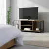 Regał pod telewizor Relaxdays, 4 półki, otwarty, regał pod Podgląd zdjęcia produktu 3