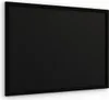 Lavagna nera da gesso 70x50 cm con cornice nero in legno Anteprima dell’immagine prodotto 1