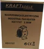 Elektryczna nagrzewnica powietrza 2,5kW 16215 Podgląd zdjęcia produktu 34