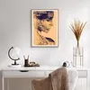 Gerahmtes Poster - Rahmen in heller Eiche - Frau Vögel Produktbild-Vorschau 6