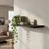 Scaffale da parete Relaxdays, bordo naturale, L x P x A: Anteprima dell’immagine prodotto 2