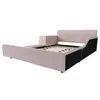 Merax Polsterbett 140x200 mit Schreibtisch und Hocker, Produktbild-Vorschau 12