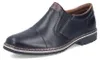 Rieker Herren-Slipper Schwarz-Kastanien-Braun, Produktbild-Vorschau 9