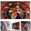 Wandbild 3D Metallbild Roulette handmade 120x80cm Relief Produktbild-Vorschau 2