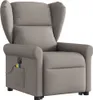 vidaXL Elektrischer Massagesessel mit Aufstehhilfe Taupe Produktbild-Vorschau 2