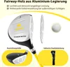 COSTWAY Golf #3 fairway wood, aluminiowy kij golfowy z Podgląd zdjęcia produktu 3