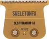 A close-up of a gold-colored hair clipper blade with text. Náhled obrázku produktu