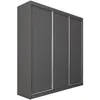 BEAUTYSOFA | Kleiderschrank MARIO 240 cm Graphite – Produktbild-Vorschau 1