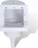 A white pool skimmer with a basket and outlet pipe. Náhled obrázku produktu