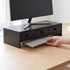 Support pour écran Relaxdays, avec 3 tiroirs, dimensions (H Voir les images du produit 7