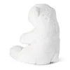 A white plush polar bear is shown from the side, sitting down, against a white background. Produktbild-Vorschau