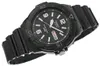 A black Casio watch with a black strap is shown against a white background. Voir les images du produit