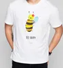 Mr. & Mrs. Panda S T-Shirt Biene Happy - Weiß - Geschenk, Produktbild-Vorschau 4