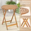 COSTWAY 3dílný skládací bistro set, 2 zahradní židle a Náhled obrázku produktu 5
