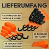 Spanngurte mit Ratsche und Haken 4er Set | 25mm breit | Produktbild-Vorschau 4