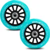 Türkisfarbene Räder für Roller 100 mm, 2er-Pack Produktbild-Vorschau 6