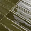 Fliese Medina Grün Grün Glänzend | 5 x 30 cm | 0.5 m²/s Produktbild-Vorschau 1