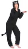 Panther-Kostüm für Damen Tierkostüm schwarz-grau - Produktbild-Vorschau 1